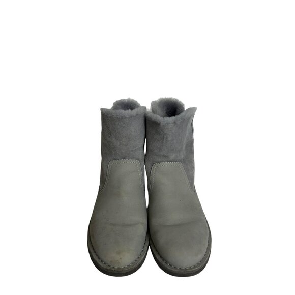 Ugg Suede Back-Lace Naiyah Women's Boots Grey - Size 7 - Picture 2 of 6